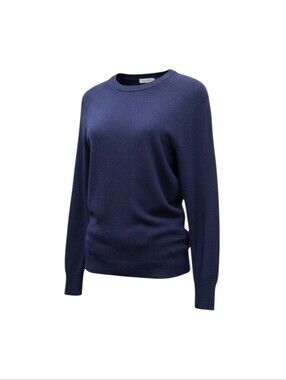 Equipment Femme Women's Navy Blue Cashmere Crewneck Sweater Size M Sanni Style